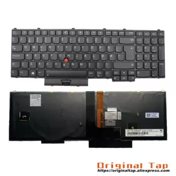 NO Норвежская клавиатура с подсветкой для Lenovo Thinkpad P51 P71 01HW220 01HW302