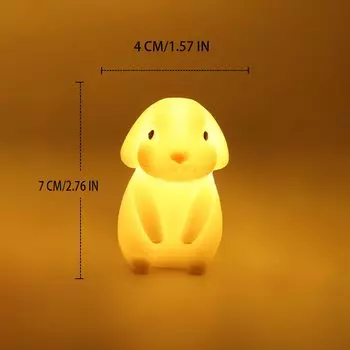 Ночник AliexLED силиконовый Luna с мультяшными животными