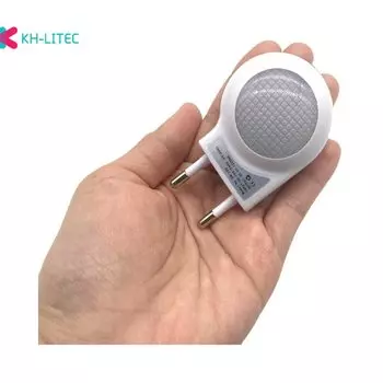 Ночник-улитка KH-LITEC белый/черный/синий/желтый