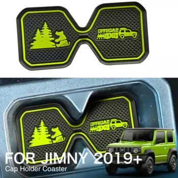 Нескользящая автомобильная подставка для чашки, слот для новой Suzuki Jimny JB64/JB74 2019-2022, противоскользящий коврик, карманный коврик, внутренняя подставка для чашки