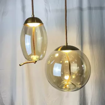 Nordic BROKIS Knot, подвесные светильники Luminaria, стеклянный подвесной светильник для гостиной, спальни, столовой, подвесные светильники