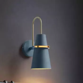 Nordic креативный настенный светильник макарон, Современная гостиная, лестница, спальня, прикроватный светильник, простой железный светодиодный светильник s WF1017