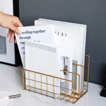 Металлическая корзина для мелочей rose gold