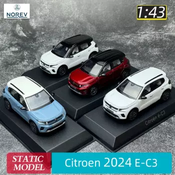 NOREV масштаб 1:43 Новинка 2024 Citroen C3 фотометаллическая модель автомобиля статический дисплей коллекция праздничных подарков