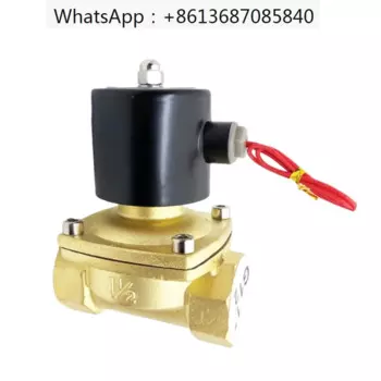 Нормально замкнутый электромагнитный клапан 4/6 мин 1 дюйм 1,5 2 AC220V DC24V 12v self