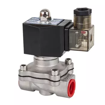 Нормально замкнутый электромагнитный клапан DN15 до 50, водяные и масляные клапаны из нержавеющей стали 304, влагостойкие, переменный ток 110 В 220 В 24 В, постоянный ток 12 в 24 В