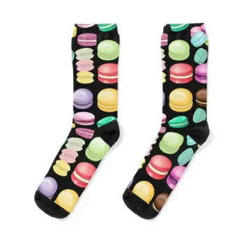 Носки Macaron, мужские хлопковые высококачественные чулки, мужские зимние хлопковые носки для мужчин и женщин