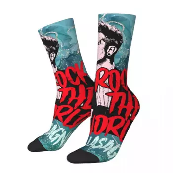 Носки мужские компрессионные с надписью «Rock The World»