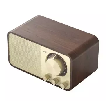 Ностальгический Bluetooth-динамик AUCTEX, Bluetooth-звук, Классический ретро-динамик, беспроводной деревянный портативный сабвуфер