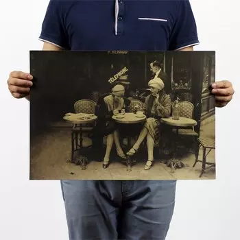 Ностальгический постер для Парижа DIYOUNG