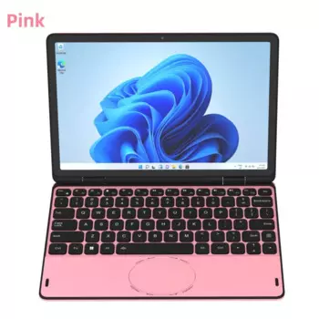 Ноутбук 2 в 1, тонкий, 32 ГБ, 11 дюймов, IPS HD сенсорный процессор Intel N100, UHD графическая сенсорная панель, клавиатура с подсветкой, мини ПК