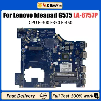 Ноутбук AKEMY с EME450 E-300 cpu LA-6757P без HDMI DDR3 Материнская плата для Lenovo Ideapad G575 материнская плата