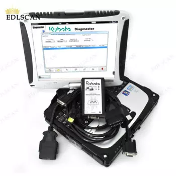 Ноутбук CF19 2024, для KUBOTA Diagmaster, сельскохозяйственный комплект DIAGNOSTIC, диагностический комплект для Kubota Diagmaster, диагностический инструмент