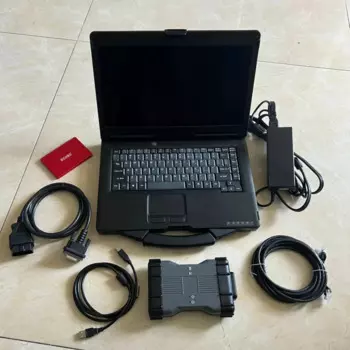 Ноутбук CF53 8g i5 с MB Star C6 Wifi SD Подключение SSD 2024,06 v HDD HHTwin win10 диагностическая система для автомобилей Mercedes сканер