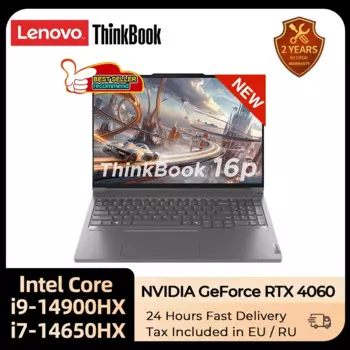 Ноутбук Lenovo Thinkbook 16p 2024 i9-14900HX/i7-14650HX GeForce RTX 4060 16G/32G DDR5 1T SSD 3,2K 165 Гц Экран 16-дюймовый игровой ПК