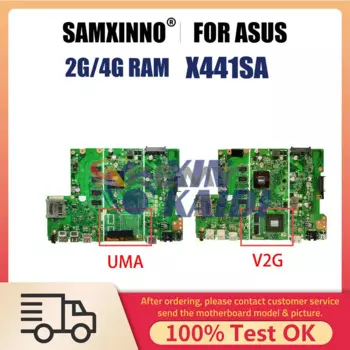 Ноутбук Материнская плата ASUS X441 X441SA X441S X441SC F441S A441S A441SC A441SA, материнская плата для ноутбука с N3060 N3710 RAM 2G 4G