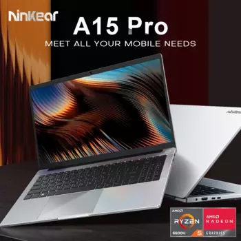 Ноутбук Ninkear A15 PRO AMD Ryzen ™ 5 6600 часов до 4,5 ГГц 15,6 дюйма FHD IPS 32 ГБ DDR5 1 ТБ SSD WIFI6 клавиатура с подсветкой Компьютер