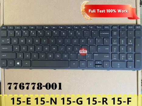 Ноутбук с английской клавиатурой 776778-001, ноутбук для HP 15-e 15-n 15-g 15-r 15-F 15-F100DX 15-F111DX 15-F003DX 15-F004DX 15-F010DX