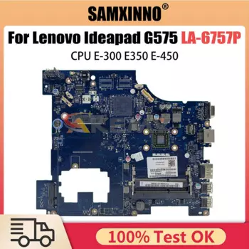 Ноутбук с EME450 E-300 cpu LA-6757P без HDMI DDR3 Материнская плата для Lenovo Ideapad G575 материнская плата
