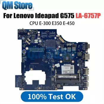 Ноутбук с процессором EME450 E-300 LA-6757P без материнской платы HDMI DDR3 для материнской платы Lenovo Ideapad G575