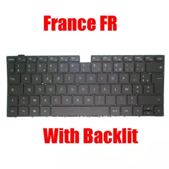 Ноутбук SP/FR/BE/GR/NE/IT/US/RU Клавиатура с подсветкой для HUAWEI MateBook 14 2021 Touch KLVD-WFH9 Black