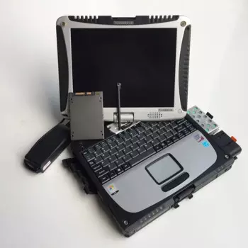 Ноутбук Tougbbook CF-19 с твердотельным накопителем mb star c3 с полными данными, многоязычная последняя версия 2014.12