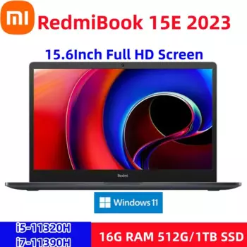 Ноутбук Xiaomi Redmi Book 15E, 2023 дюйма, антибликовый, FHD, 15,6 ГБ