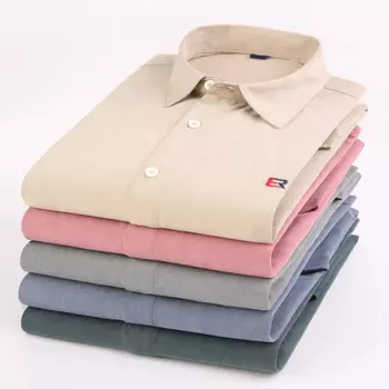 Nova 2022 Camisa Oxford Masculina de манга Longa, 100% хлопок, нашивка в виде Cavalo, повседневная мужская сумка, Vestido Amarelo Solid Lido,