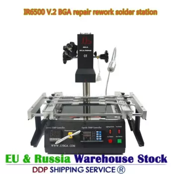 НОВАЯ LY IR6500 V2 2-зонная паяльная станция BGA Инфракрасная ИК-машина BGA с шариками для припоя Трафареты сварочного флюса для ремонта мобильных устройств