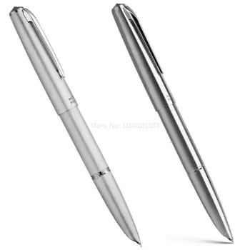 НОВАЯ перьевая ручка Majohn Ti200 из титанового сплава, металлическая перьевая ручка тонкого размера/14-каратного золота, 0,5 мм, конвертер, офисная деловая ручка с чернилами для письма, гладкая ручка