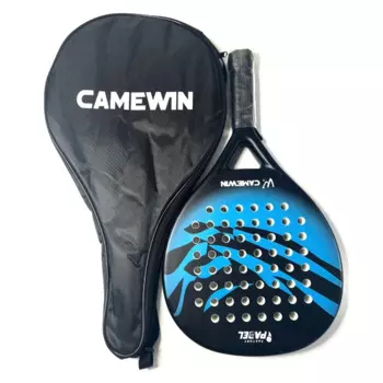 НОВАЯ ракетка для падель CAMEWIN, ракетка для пляжного тенниса из углеродного волокна, EVA, теннисная ракетка для лица с чехлом для сумки для падения
