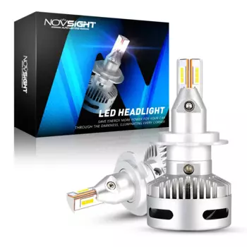 NOVSIGHT автомобильный проектор головной светильник H7 Led H7 H11 9005/9006 9012 D5 D2/D4 D1/D3/D8 90W 12000LM 6500K авто фары противотуманные лампы светильник