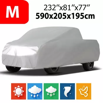 NOVSIGHT чехол для грузовика, всесезонный автомобильный чехол для пикапа, защита от пыли, мусора, ветрозащитный, УФ-защита автомобиля, подходит для Toyota Tacoma