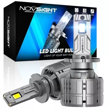 NOVSIGHT D1 D2 D3 D4 Светодиодные фары Canbus 200 Вт 40000LM Супер яркие автомобильные лампы 12 В 6500 К Белые лампы для автомобильных фар Plug and Play