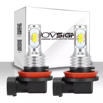 NOVSIGHT H11 1800LM автомобисветодиодный Противотуманные Фары H8 H9 H16JP, противотуманные фары белого цвета