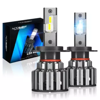 NOVSIGHT H7 LED H4 H11 9006 9005 Автомобильные фары Лампы 90 Вт 15000LM Декодер Автомобильные светодиодные фары Передние фары 6000K 12 В 24 В