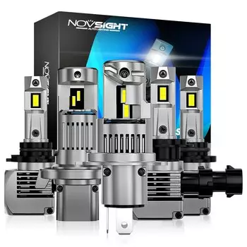 NOVSIGHT N56 H7 супер яркие лампы H4 светодиодный H11 H8 H9 9005 HB3 9006 HB4 H1 90W 20000LM 6500K Canbus мини размер автомобильных фар