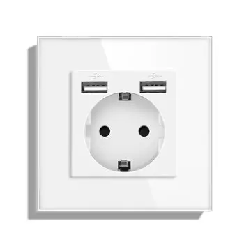 NOVSKI Тройная розетка из хрустального стекла