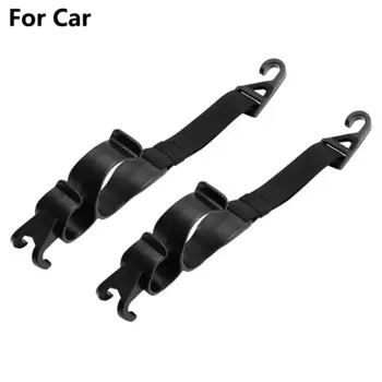 НОВЫЙ 2 шт. крючок на заднее сиденье автомобиля, многофункциональный крючок на подголовник заднего сиденья, регулируемый зонтик, крепление на багажник, крючок для хранения спинки сиденья