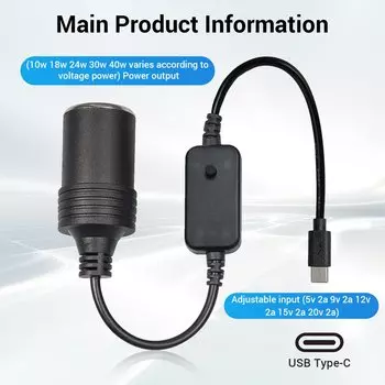 НОВЫЙ 5 В 2 А USB на 12 В розетка прикуривателя USB «папа-мама» адаптер прикуривателя конвертер автомобильная электроника аксессуары