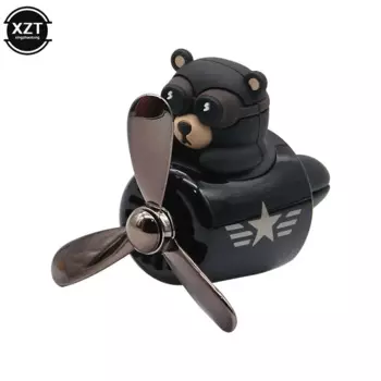 НОВЫЙ автомобильный освежитель воздуха Bear Pilot, вращающийся пропеллер, аромат, магнитный дизайн, автоаксессуары, интерьерные духи, диффузные