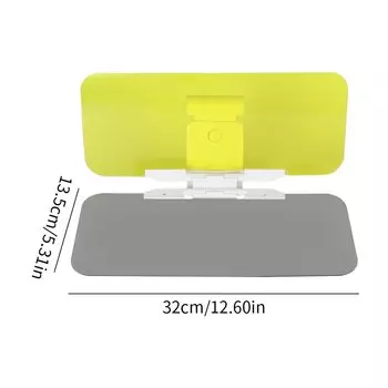 НОВЫЙ автомобильный солнцезащитный козырек 2 в 1 HD с защитой от солнечного света, ослепительные очки дневного ночного видения, зеркало вождения, УФ-складное откидное устройство для Clear View, козырек