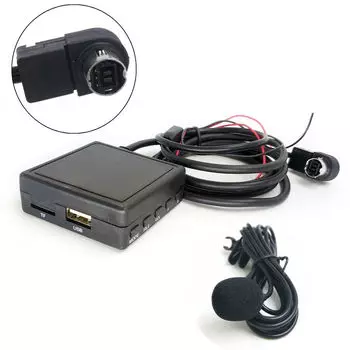 НОВЫЙ Bluetooth AUX USB-кабель-адаптер аудиомикрофон для Alpine Ai-NET JVC KS-U58 PD100 U57