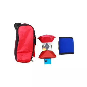НОВЫЙ красный 360-градусный посеребренный ROBOTIC PRISM TOTAL STATION, SURVEYING,GRZ4,GRZ121