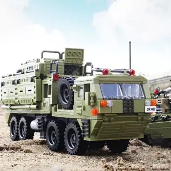 НОВЫЙ Скорпион, тяжелая модель, военный транспорт, грузовик, солдат, строительные блоки, игрушки для мальчиков, высокотехнологичные строительные блоки