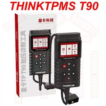 НОВЫЙ V1.35 ThinkCar THINKTPMS TP T90 Программатор TPMS 315 МГц 433 МГц 2 в 1 Инструмент для диагностики давления в автомобильных шинах Инструмент для обслуживания датчика TPMS