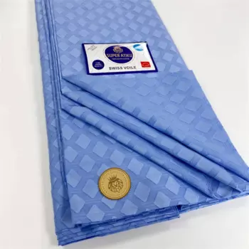 Новая африканская блестящая популярная швейцарская кружевная ткань высокого качества 2024, новейшая Ткань для шитья, блестящая вышивка