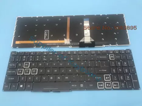 Новая английская клавиатура с RGB-подсветкой для ноутбука Acer