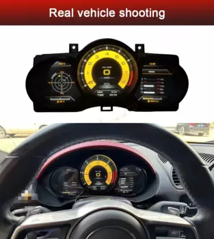Новая автомобильная ЖК-цифровая панель приборной панели для Porsche Macan Boxster2010-2019, автомобильный приборный кластер, кабина, спидометр, мультимедиа