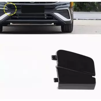 Новая белая, черная, серебристая крышка прицепа, передний бампер, буксировочный крюк, крышка, панель для Volkswagen Tiguan L/X 2022 2023 2024